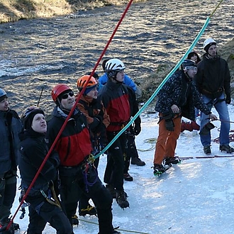 ICE CLIMBING TEST DAY